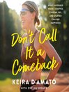 Don't Call It a Comeback